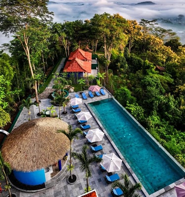 Sukabumi Green Stone Pool Tile