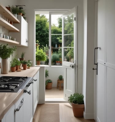 A fitted wardrobe with premium materials and a flawless, seamless look.