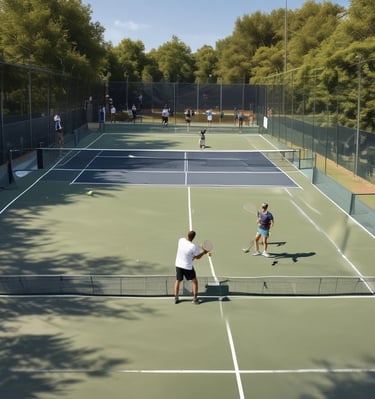 Acepadel branded t-shirt hanging on a rack with natural light filtering through a window