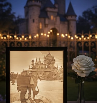 3D Lithophane, 3D Litofan Gece Lambası, Gece Lambası, Işık Kutusu, Lamba, Dekoratif
