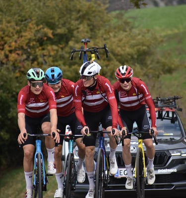 Danemark, Jonas Vingegaard, Skjelmose , Championnats d'europe de cyclisme sur route