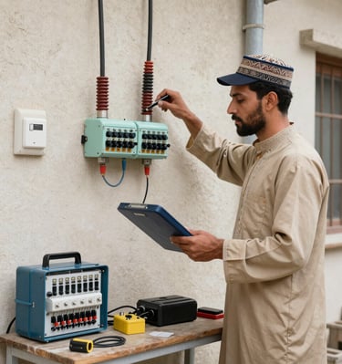 A close-up of a carpenter carefully shaping wood in a sunlit workshop.