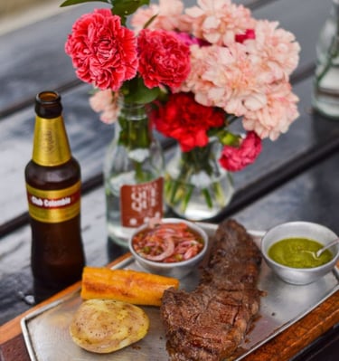 Churasco de Res, Restaurante Café Bar Canela Que Que, Circasia Quindio