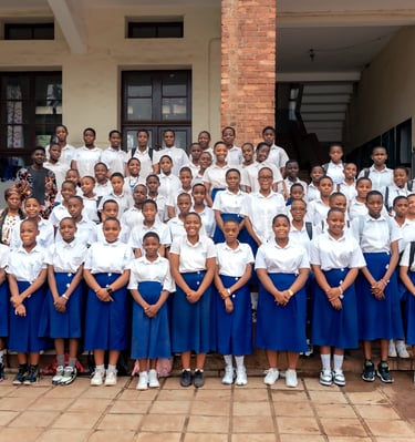 Elèves du Lycée Wima après une formation du Groupe Jérémie. Novembre 2025