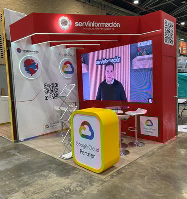 Pantalla LED utilizada en activación de marca en Bogotá