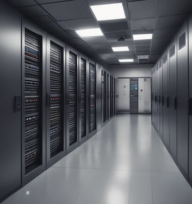 Biometric access control system installed at a corporate entrance.