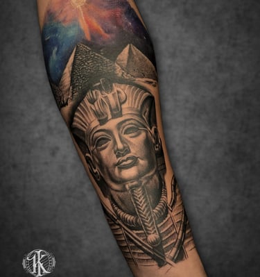 High-quality tattoo artwork in a hygienic professional tattoo studio