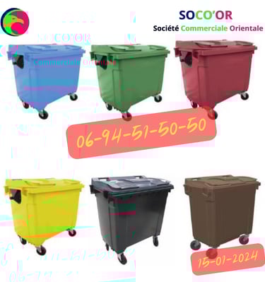 poubelle maroc prix