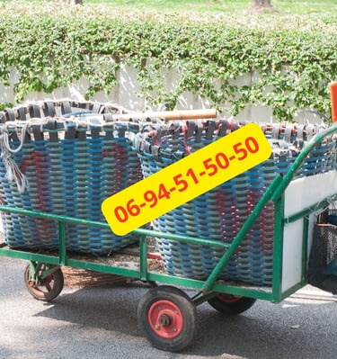 Chariot Poubelle Métallique Maroc