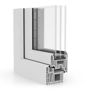 PVC WINDOW SAMPLE TRIPLE GLAZED