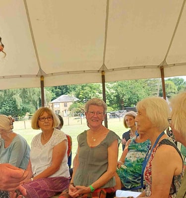 Performing at Ark at Egwood, Somerset