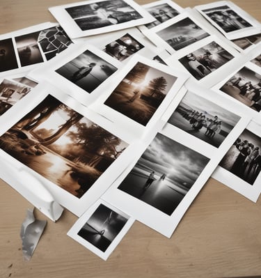 Hands carefully placing a printed sheet into a binding machine.