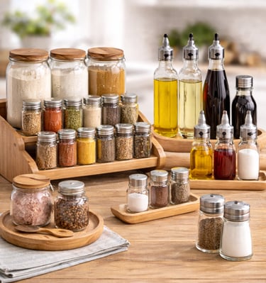 Especias y líquidos