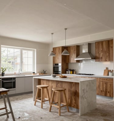 Either Drywalls work, kitchen renovation, or home improvement projects  project