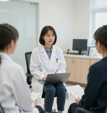 Intensive outpatient program classroom with supportive staff and engaged clients.