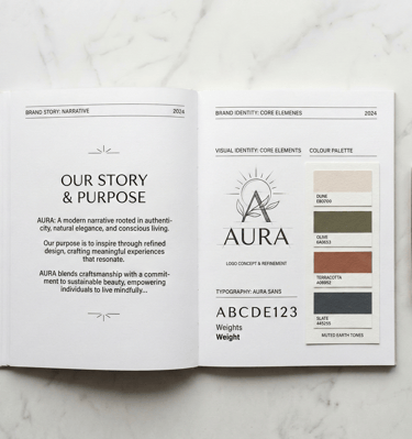 Aura - Actual Client work of Brand narrative document