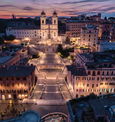 Scalinata di Trinità dei Monti - Piazza di Spagna - Roma