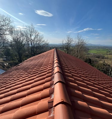 Couverture toit tuiles