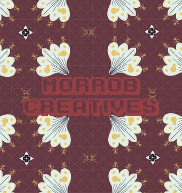 Classic botanical seamless pattern for apparel, accessories, and print on demand collections.