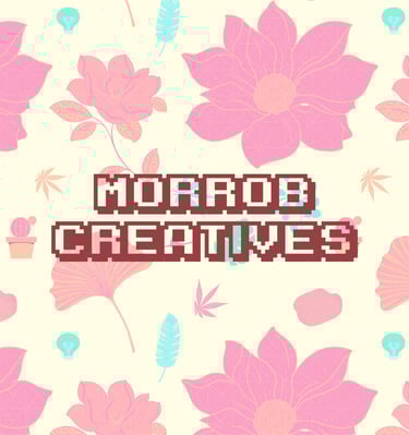 Pastel floral seamless pattern for branding, logo backgrounds, and creative design projects.