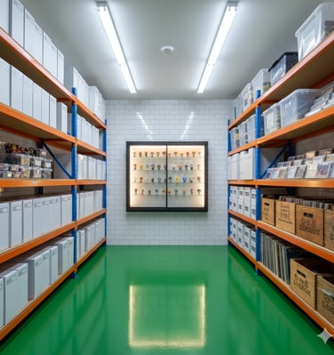 trastero industrial coleccionista objetos valor arte seguridad camaras vigilancia girona