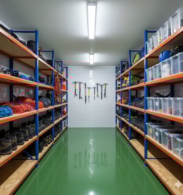 trastero industrial deportista montañismo equipo montaña guardaesquís ciclismo seguro girona.