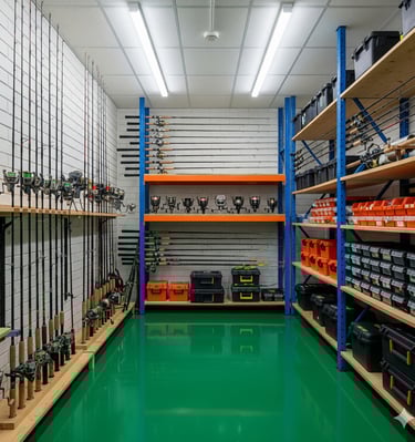 trastero pescador deportivo cañas pesca material nautico almacenaje seguro libre de humedad girona.