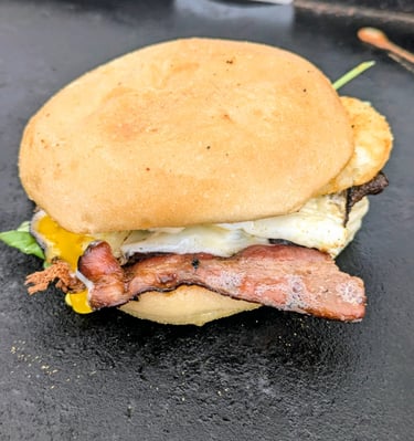 bacon and egg breakfast sandwich portland