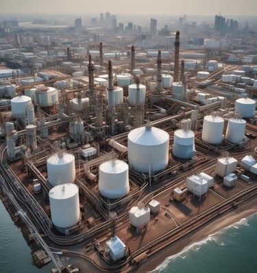 An image showcasing a variety of chemical products.