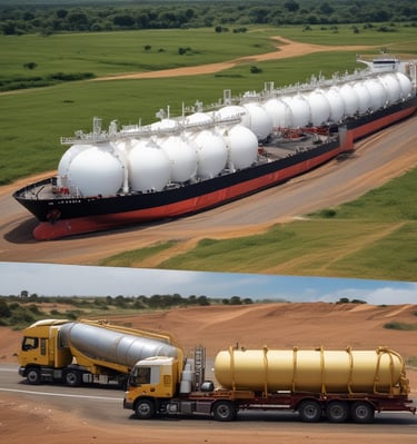 An image highlighting the packaging of imported supplies.