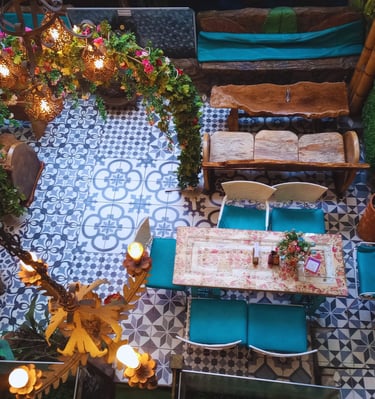 vista de interior  La Cascada Restaurant