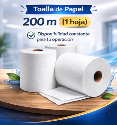 Toalla de papel 200 m