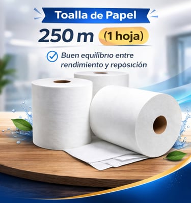 Toalla de papel 250 m