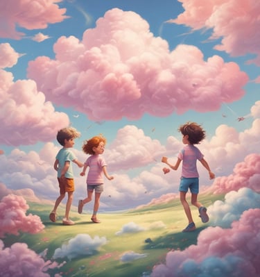 A bright and airy corner of a room decorated with playful elements for kids