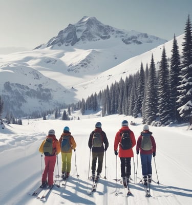 A suitcase packed and ready near a door, symbolizing departure from France.