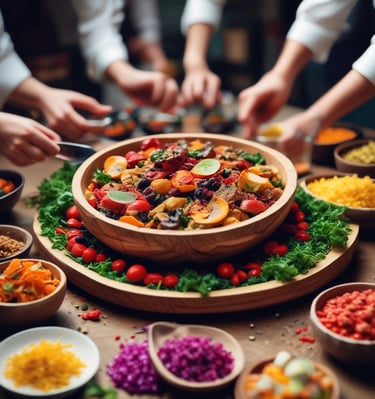 Families and youngsters enjoying music and dance under warm evening lights at oxynn.