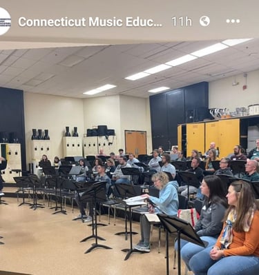 Anthony Susi presenting to music teachers.