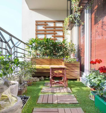 balcony garden, balcony deisgn