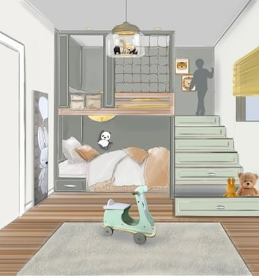 Conception chambre d'enfant