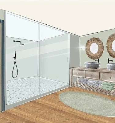 Conception d'une salle d'eau