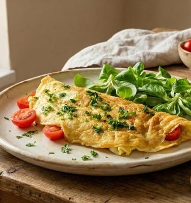 Savory omelette