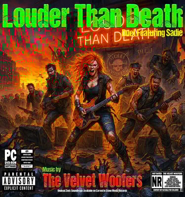 Undead Zeds - Louder Than Death - Music by The Velvet Woofers - (Featuring Sadie)