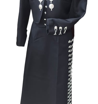 Mariachi-style charro suit with boots and hat Tradiciones Norma Phoenix AZ
