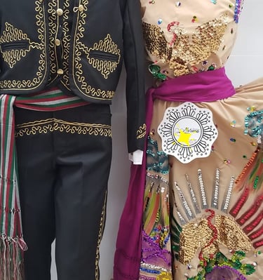Mariachi-style charro suit with boots and hat Tradiciones Norma Phoenix AZ