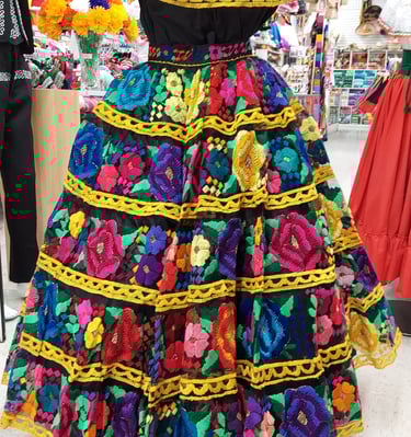 Phoenix folklorico store Mexican Chiapas dresses and suits Tradiciones Norma