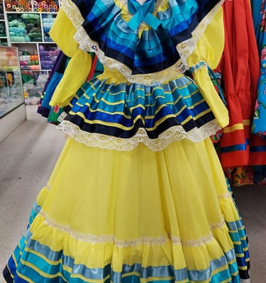 Mexican folklorico dresses handmade by artisans Tradiciones Norma Phoenix AZ