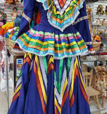 Jalisco folklorico dress handmade in Mexico Tradiciones Norma Phoenix AZ