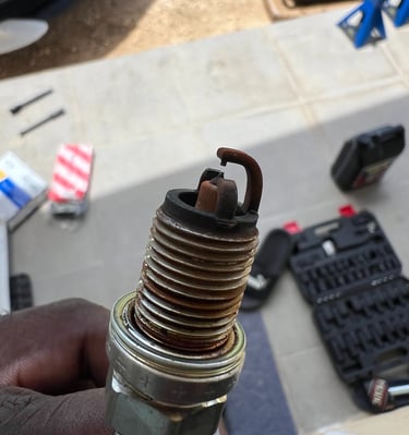 a person holding a spark sparkle in their hand