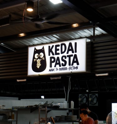 Kedai Pasta italian pasta restaurant at Signal Food Square by GlobalKitc at KPD Avenue Kota Kinabalu