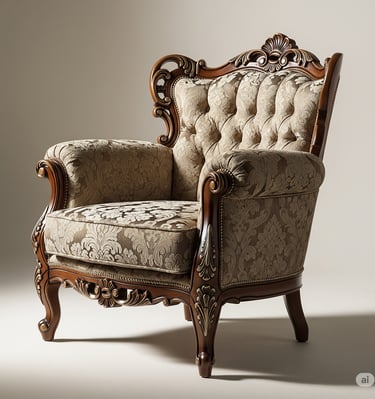old style chair reupholstery
